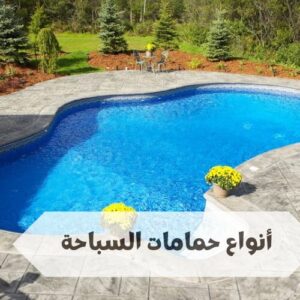 أنواع حمامات السباحة
